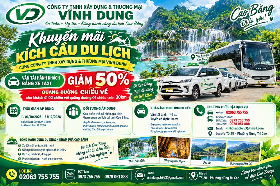 Giảm 50% chiều về