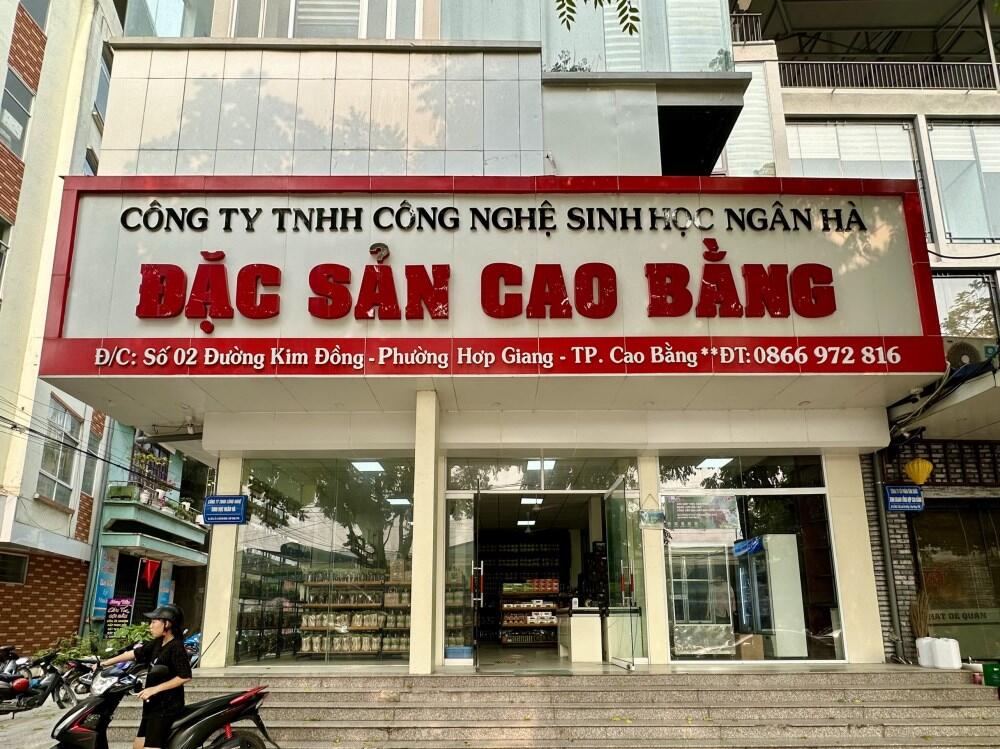Cửa hàng đặc sản Cao Bằng
