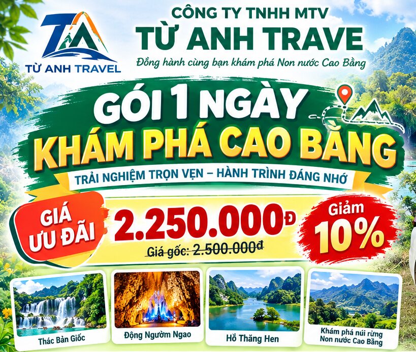 Công ty TNHH MTV TỪ ANH TRAVE